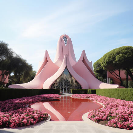 Modernist temple